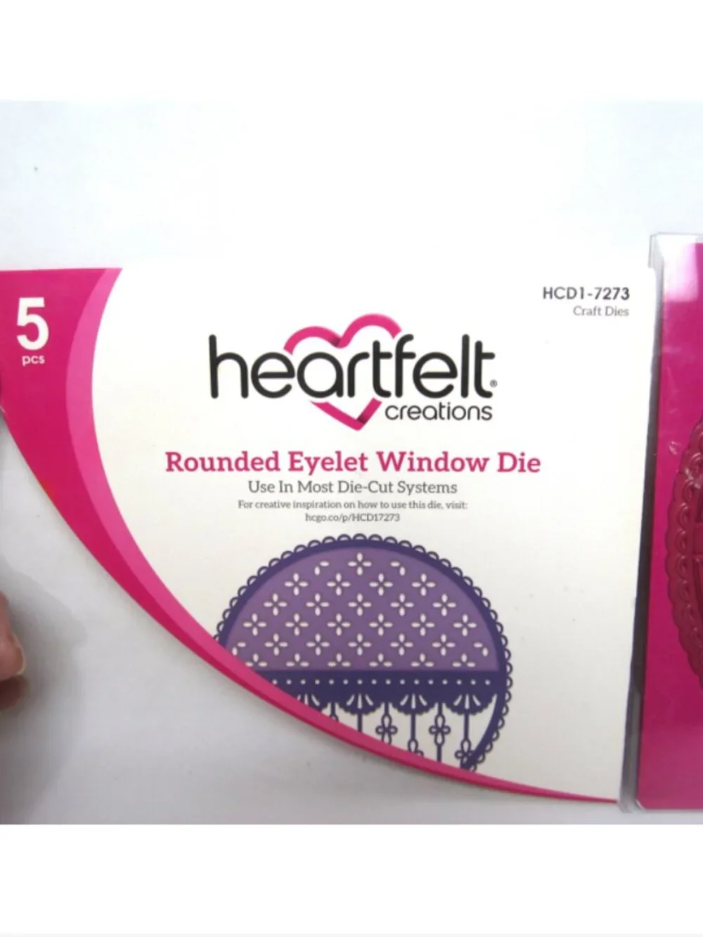 Heartfelt Creations Rounded Eyelet Window Die 5 Pcs HCD1-7273